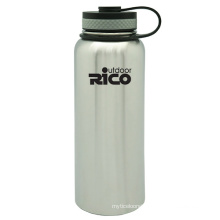 Stainless Steel Vacuum Sports Bottle with Loop 1200ml